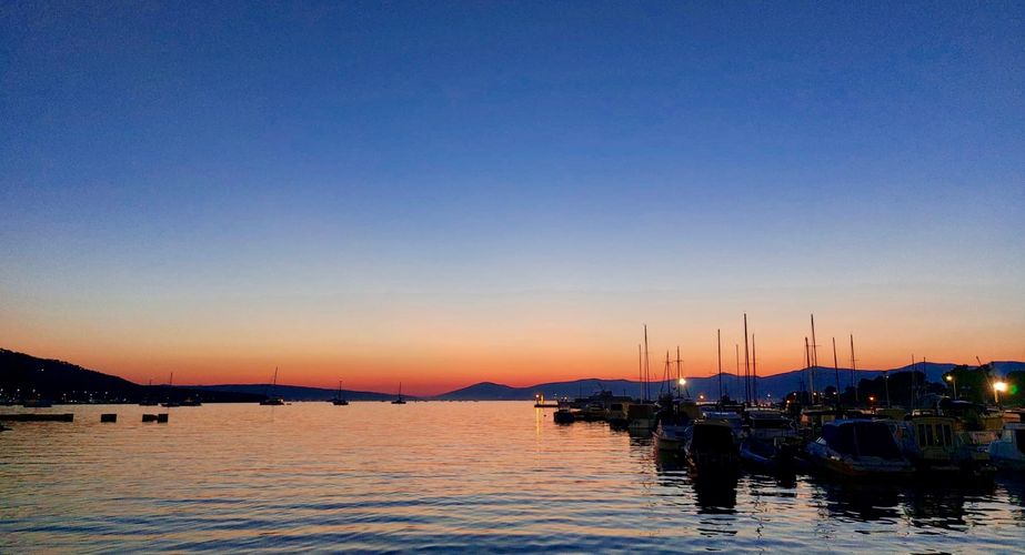 Split zonsondergang Split zonsondergang